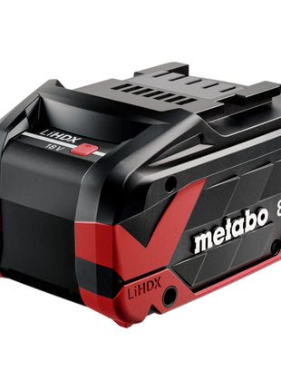 Metabo Set de base 4x bloc batterie LiHDX 18 V 8,0 Ah ( 4x 624975000 ) + chargeur ASC 290 ( 627370000 )