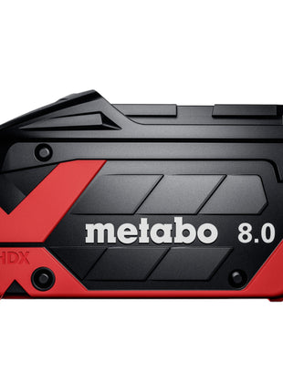 Metabo Set de base 4x bloc batterie LiHDX 18 V 8,0 Ah ( 4x 624975000 ) + chargeur ASC 290 ( 627370000 )