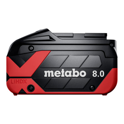 Metabo Set de base 4x bloc batterie LiHDX 18 V 8,0 Ah ( 4x 624975000 ) + chargeur ASC 290 ( 627370000 )