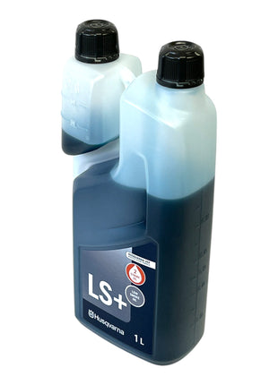 Husqvarna 3x LS+ Zweitakt Öl 1 Liter ( 3x 578037002 ) - 2 Stroke Oil - Low Smoke Oil