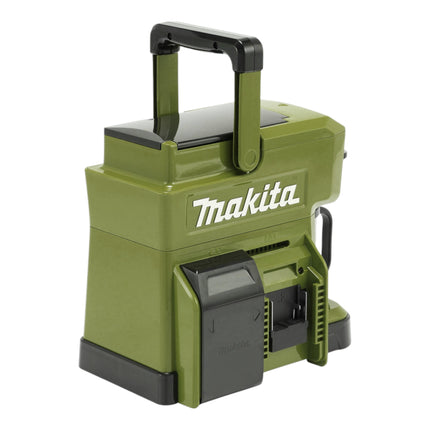 Makita DCM 501 ST2O Cafetière sans fil 12 V maxi / 18 V Olive + 2x batterie 5,0 Ah + chargeur