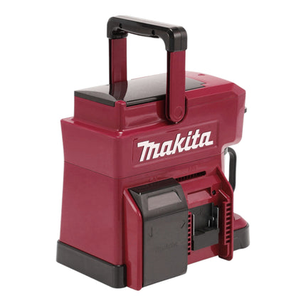 Makita DCM 501 FAR Cafetière sans fil 12 V maxi / 18 V rouge + 1x batterie 3,0 Ah - sans chargeur