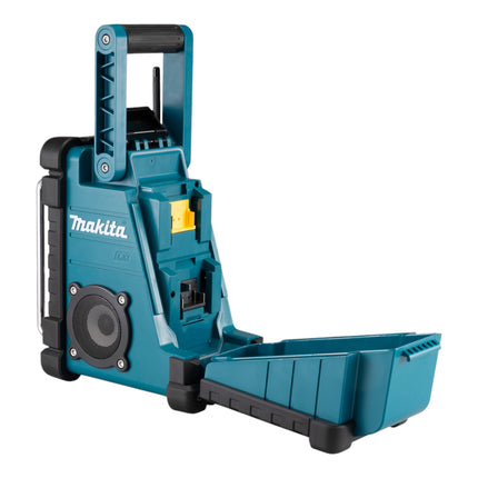 Makita DMR 116 RY1 Radio de chantier sans fil 14,4 - 18 V AM FM AUX + 1x batterie 1,5 Ah + chargeur
