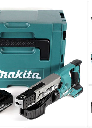 Makita DFR 550 M1J Akku Magazinschrauber 18 V 25-55mm + 1x Akku 4,0Ah + Makpac - ohne Ladegerät - Toolbrothers