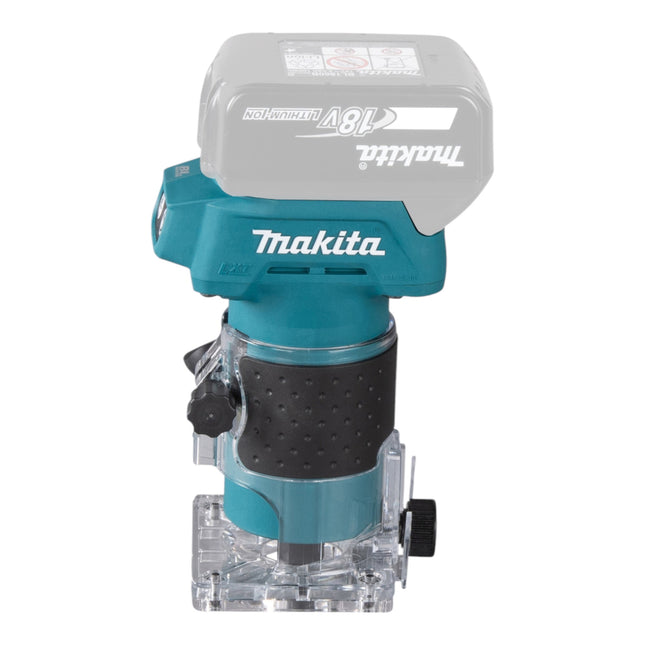 Makita DRT 52 STJ Affleureuse sans fil 18 V 6 mm Brushless + 2x batterie 5,0 Ah + chargeur + Makpac