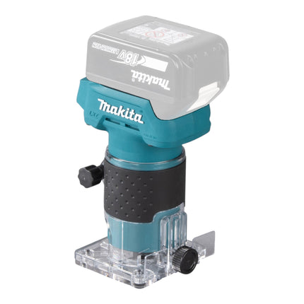 Makita DRT 52 RG Fraiseuse de bords sans fil 18 V 6 mm Brushless + 2x batterie 6,0 Ah + chargeur