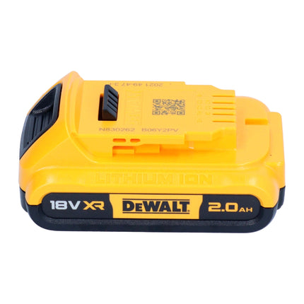 DeWalt DCB 1102 D2 Kit de démarrage sans fil 18 V avec 2x batterie 2,0 Ah + chargeur DCB 1102