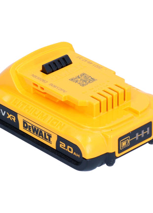 Set de arranque de batería DeWalt DCB 1102 D2 de 18 V con 2 baterías de 2,0 Ah + cargador DCB 1102