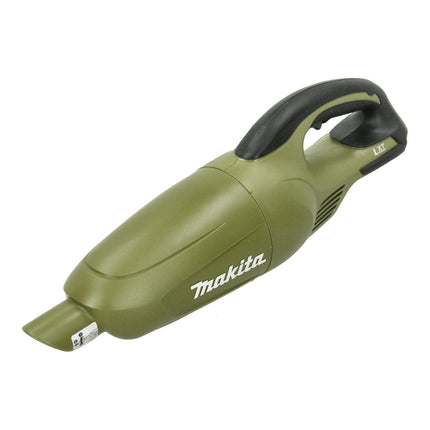 Makita DCL 180 SG2O Aspirateur à batterie 18 V 0,65 l Olive Outdoor Adventure Series + 2x batterie 6,0 Ah + chargeur
