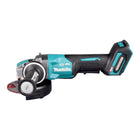 Amoladora angular a batería Makita GA 047 GT201 40 V máx. 125 mm X-LOCK sin escobillas + 2x baterías 5,0 Ah + cargador