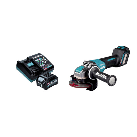 Makita GA 044 GD101 Akku Winkelschleifer 40 V max 125 mm X LOCK Brushless 1x Akku 2 5 Ah Ladegeraet 0 - toolbrothers