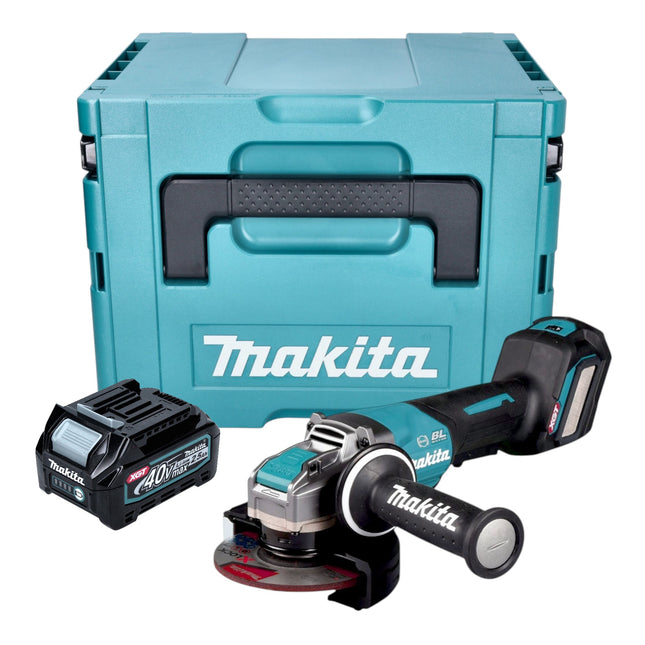 Makita GA 044 GD101 Akku Winkelschleifer 40 V max 125 mm X LOCK Brushless 1x Akku 2 5 Ah Makpac ohne Ladegeraet 0 - toolbrothers