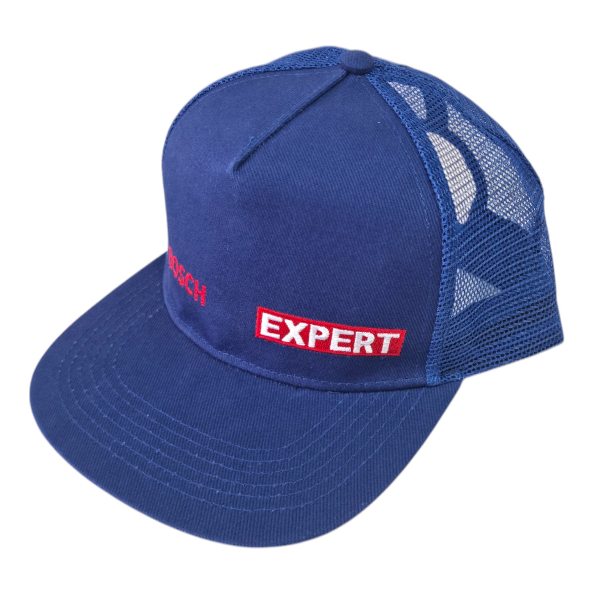 Bosch Professional Trucker Cap EXPERT Blau Baumwolle Polyester 6035951880  0 - toolbrothers