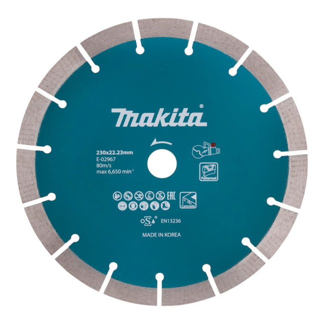 Makita Diamanttrennscheibe 230 x 22 23 mm E 02967 fuer Trennschleifer 0 - toolbrothers