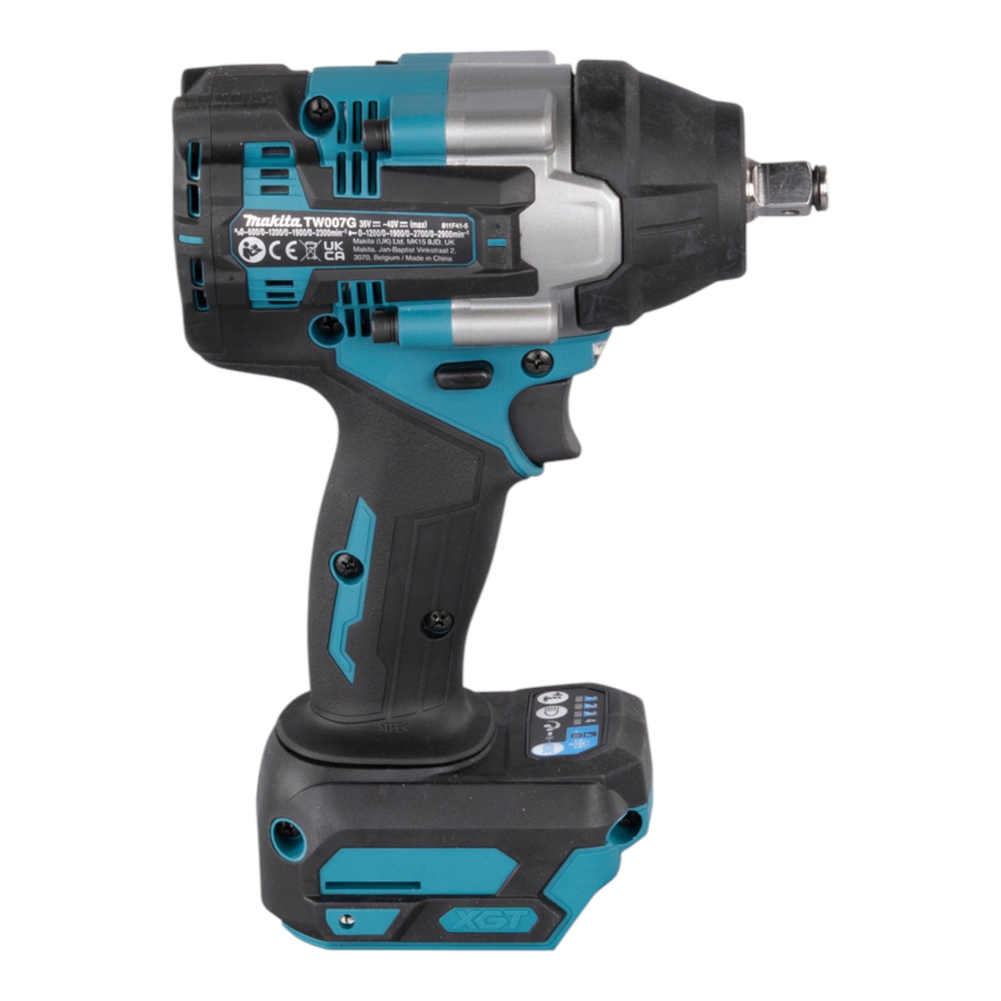 Makita TW 007 GD201 Akku Schlagschrauber 40 V max 760 Nm 1 2 Brushless 2x Akku 2 5 Ah Ladegeraet 4 - toolbrothers