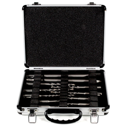 Bosch GBH 18 V-EC 18 V Li-Ion Akku Bohrhammer Brushless mit SDS-Plus in L-Boxx + 2 x 5,0 Ah Akku + Ladegerät + 11 tlg. Bohrer- und Meißelset - Toolbrothers