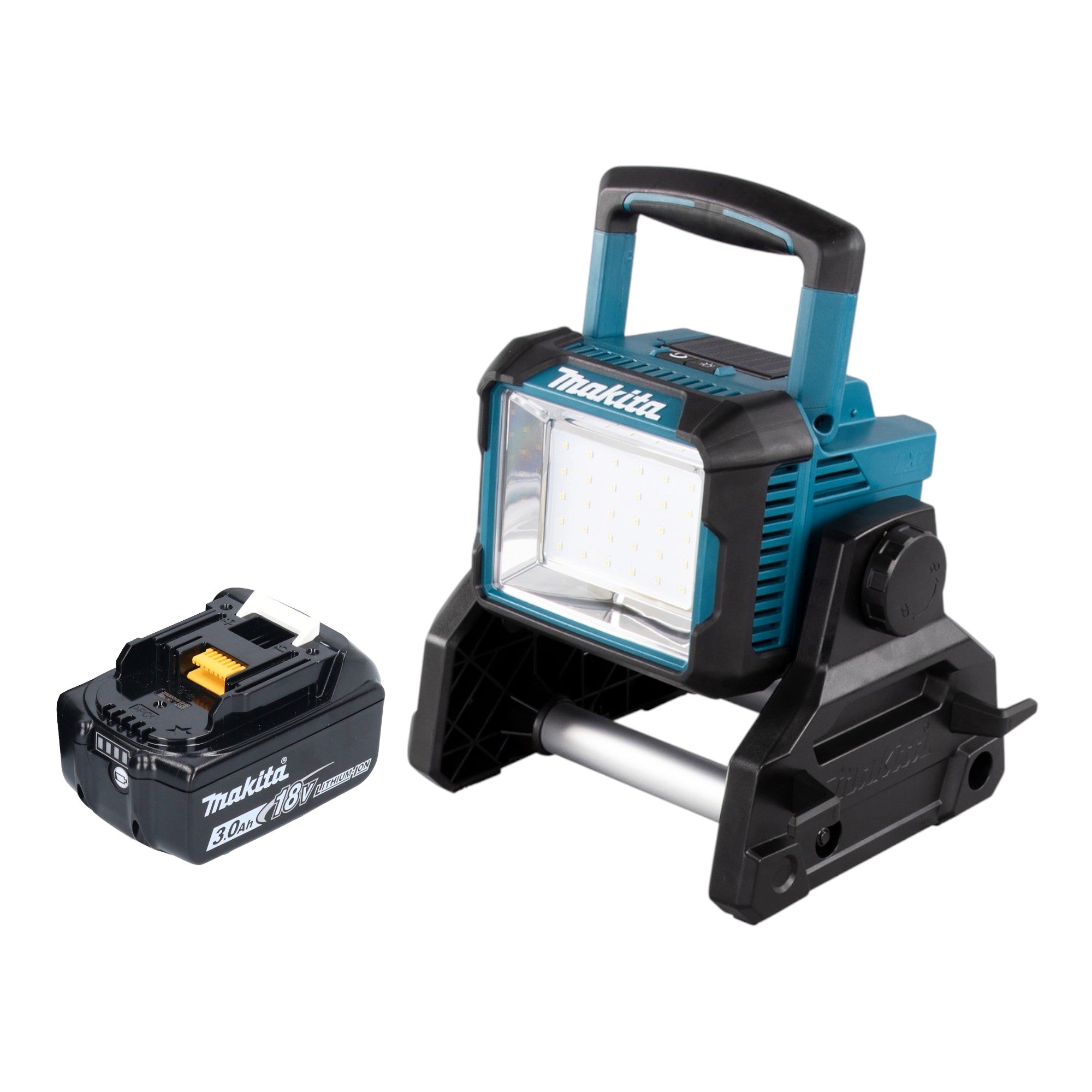 Makita DEADML 811 F1 Akku Baustrahler 14 4 18 V 3000 lm LED 1x Akku 3 0 Ah ohne Ladegeraet 0 - toolbrothers