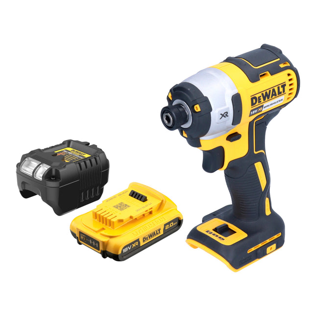 DeWalt DCF 887 D1 Clé à choc sans fil 18 V 205 Nm 1/4'' Brushless + 1x batterie 2,0 Ah + chargeur