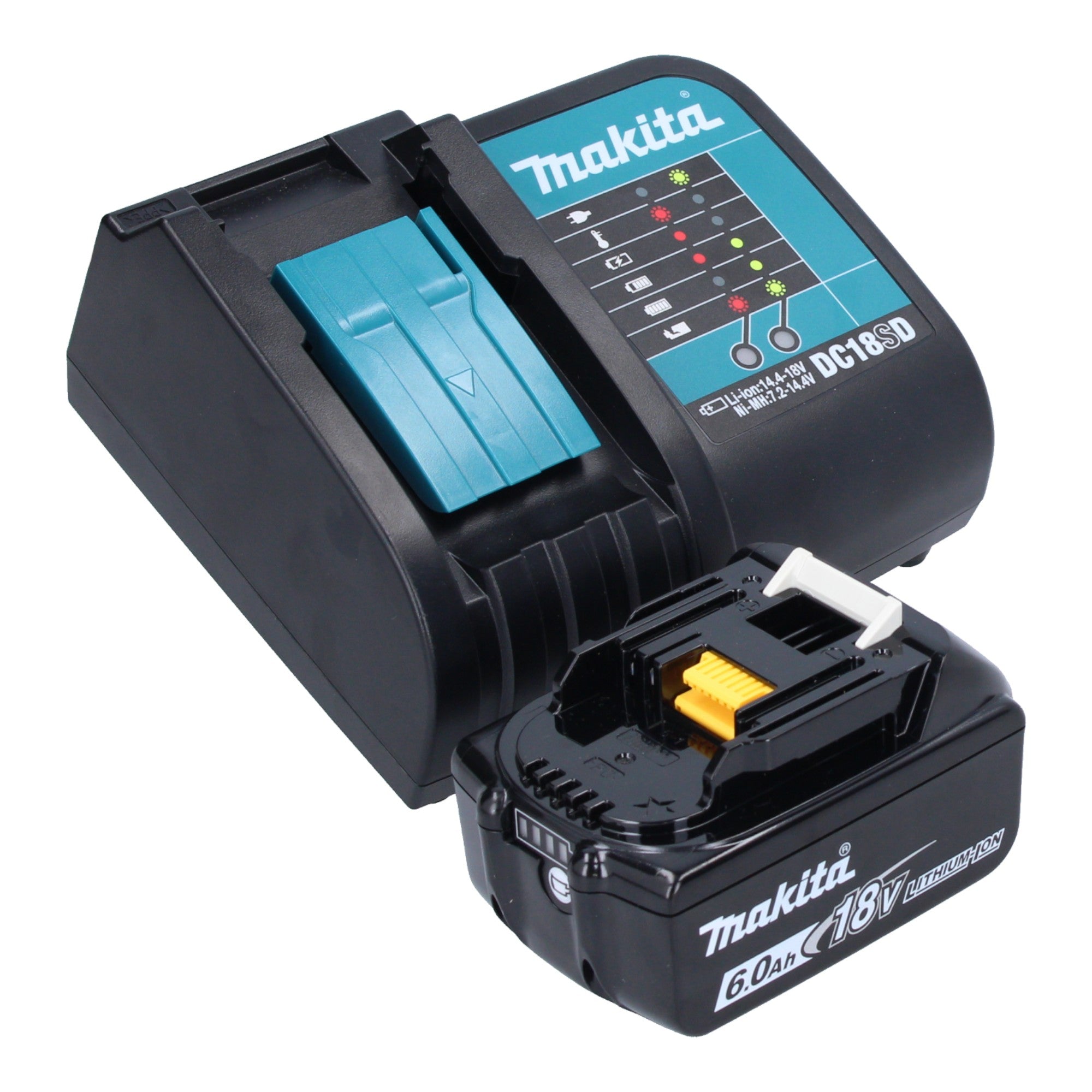 Makita DGA 520 SG1X1 Akku Winkelschleifer 18 V 125 mm X LOCK Brushless 1x Akku 6 0 Ah Ladegeraet 2 - toolbrothers