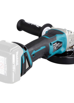 Makita DGA 520 SGX1 akumulatorowa szlifierka kątowa 18 V 125 mm X-LOCK bezszczotkowa + 2x akumulator 6,0 Ah + ładowarka