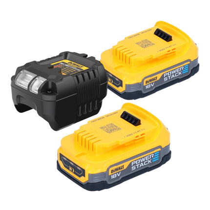 DeWalt DCD 805 E2T Perceuse-visseuse à percussion sans fil 18 V 90 Nm Brushless + 2x batterie Powerstack 1,7 Ah + chargeur + TSTAK