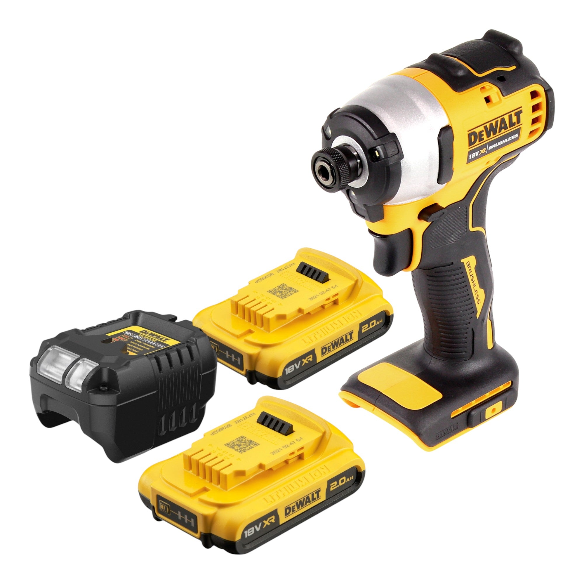 DeWalt DCF 809 D2 Akku Schlagschrauber 18 V 190 Nm 1 4 Brushless 2x Akku 2 0 Ah Ladegeraet 0 - toolbrothers