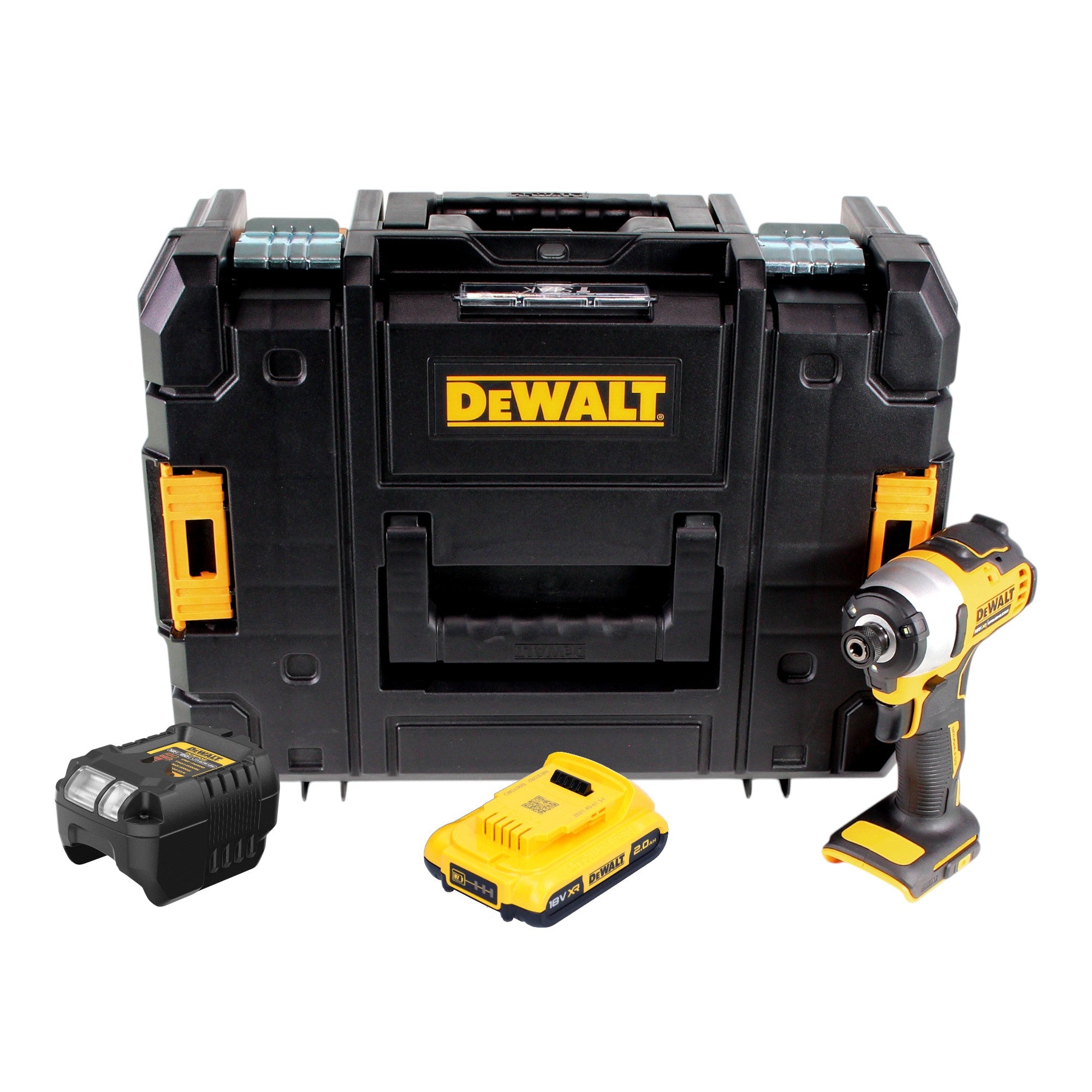 DeWalt DCF 809 D1T Akku Schlagschrauber 18 V 190 Nm 1 4 Brushless 1x Akku 2 0 Ah Ladegeraet TSTAK 0 - toolbrothers