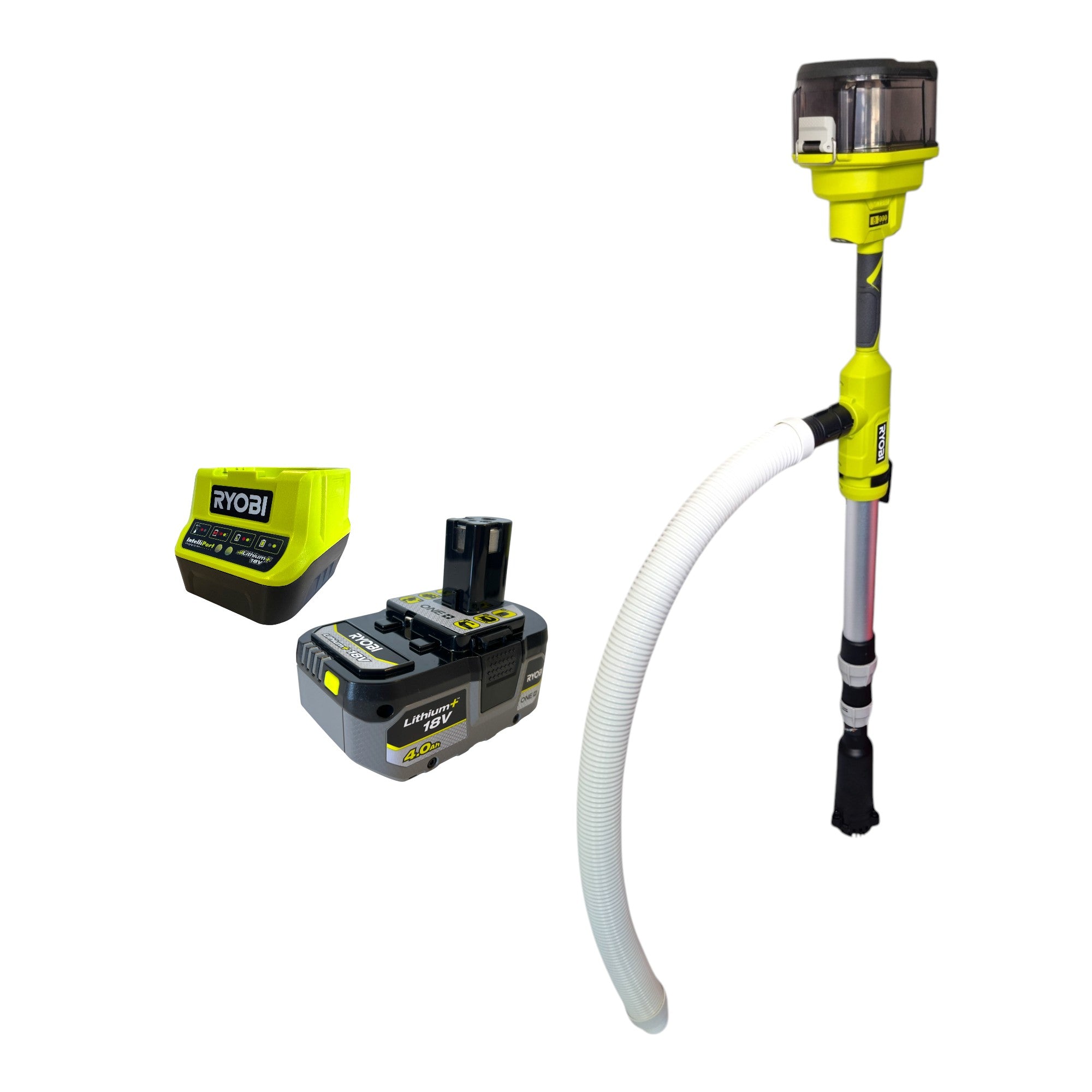 RYOBI RY18STPA 0 Akku Regenfasspumpe 18 V 3360 l h 1x Akku 4 0 Ah Ladegeraet 0 - toolbrothers