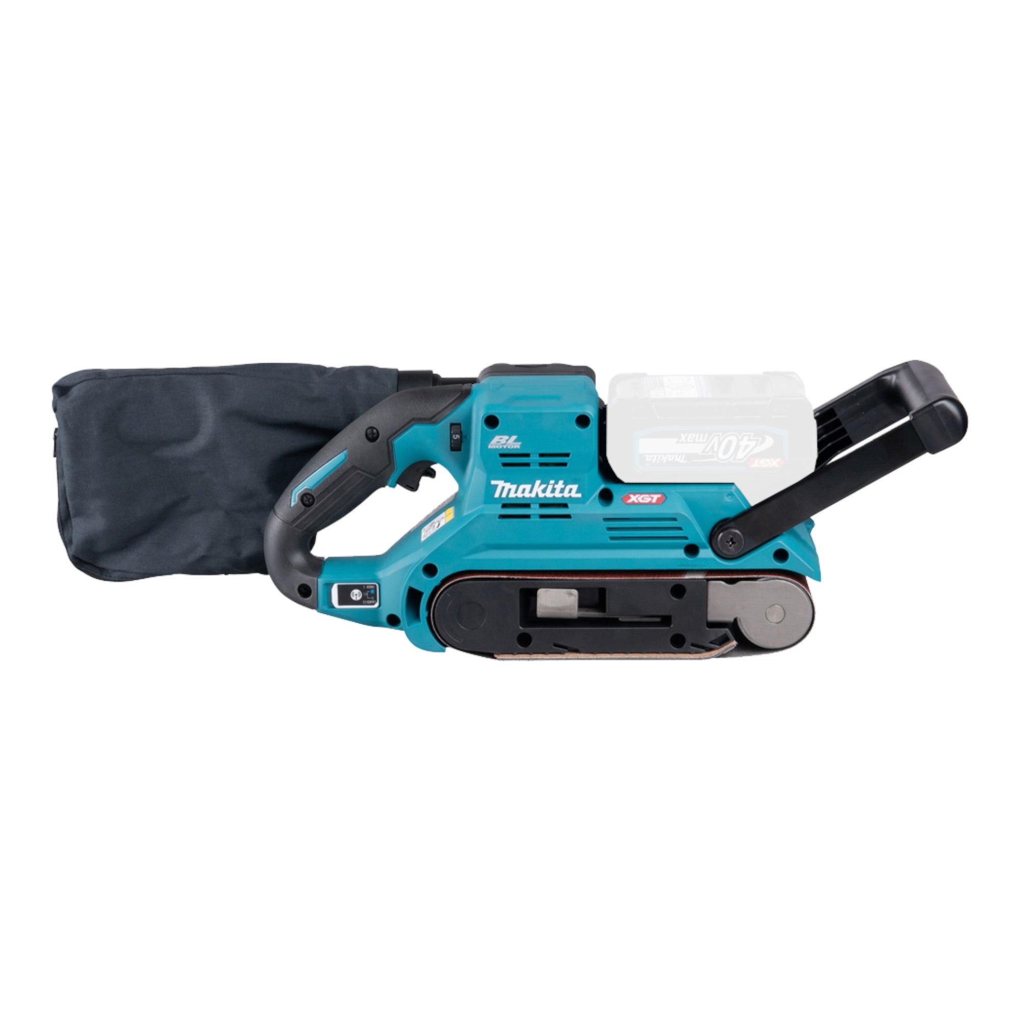 Makita BS 001 GM201 Akku Bandschleifer 40 V max 76 x 533 mm Brushless 2x Akku 4 0 Ah Ladegeraet 4 - toolbrothers