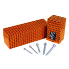 HECO MULTI-MONTI-plus SS Betonschraube 7,5 x 80 mm 50 Stk. SW 10 Sechskantkopf verzinkt A2K ( 48397 ) - Toolbrothers