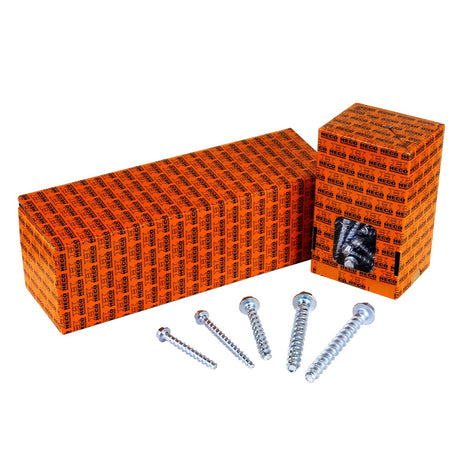 HECO MULTI-MONTI-plus SS Betonschraube 10 x 80 mm 25 Stk. SW 13 Sechskantkopf verzinkt A2K ( 48403 ) - Toolbrothers