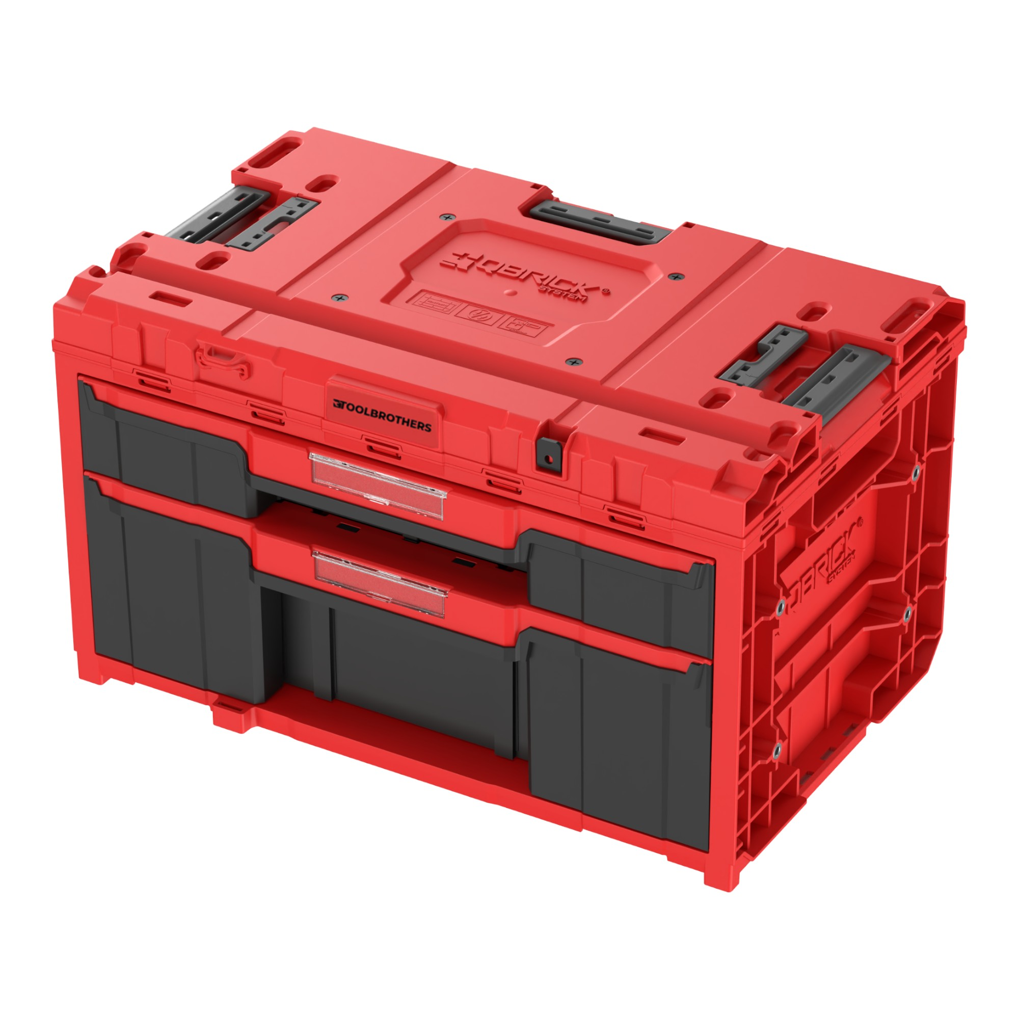 Toolbrothers RHINO XXL Drawer 2 Plus ULTRA mit zwei verschieden grossen Schublaeden Trennwaende IP66 0 - toolbrothers