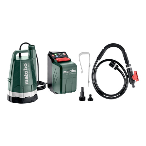 Metabo TPF 18 LTX 2200 Akku Tauch und Regenfasspumpe 18 V 2200 l h 1x Akku 4 0 Ah ohne Ladegeraet 1 - toolbrothers