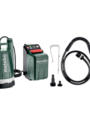 Metabo TPF 18 LTX 2200 Akku Tauch und Regenfasspumpe 18 V 2200 l h 2x LiHD Akku 4 0 Ah Ladegeraet 1 - toolbrothers