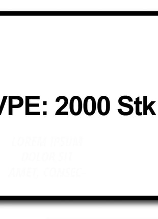 SPAX Universalschraube 3,5 x 30 mm 2000 Stk. TORX T-STAR  plus T15 WIROX Senkkopf Teilgewinde 4Cut-Spitze - Toolbrothers