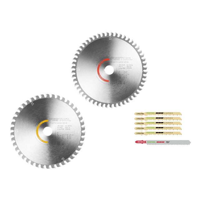 Festool KSB SORT 2 W L 168x1 8 Kreissaegeblatt Set 168 x 1 8 mm 578567 fuer TS 60 K TSV 60 K CSC SYS 50 0 - toolbrothers