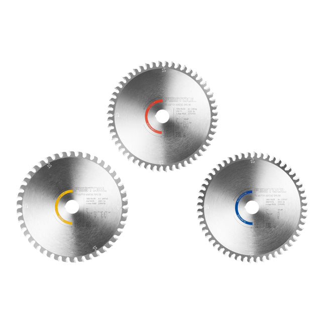 Festool KSB SORT 3 W L A 168x1 8 Kreissaegeblatt Set 168 x 1 8 mm 578568 fuer TS 60 K TSV 60 K CSC SYS 50 0 - toolbrothers