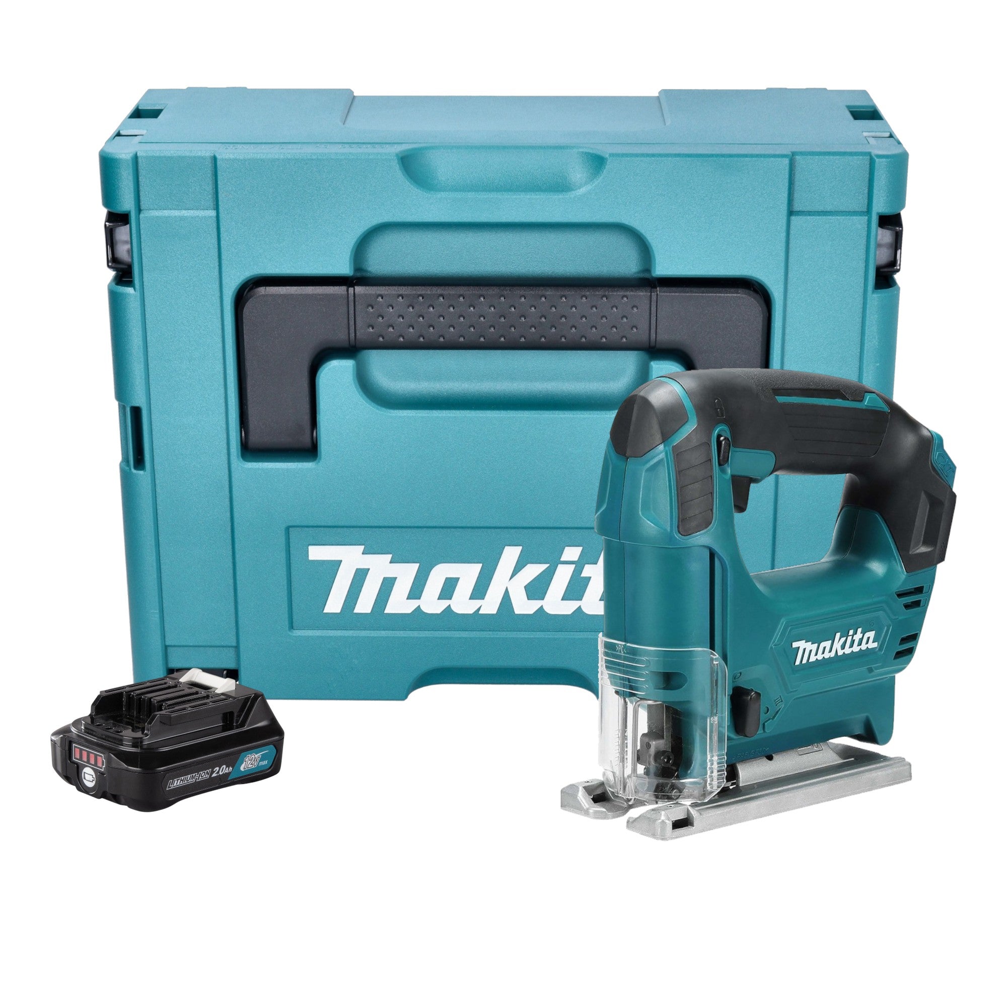 Makita JV 101 DA1J Akku Stichsaege 12 V max 65 mm 1x Akku 2 0 Ah Makpac ohne Ladegeraet 0 - toolbrothers