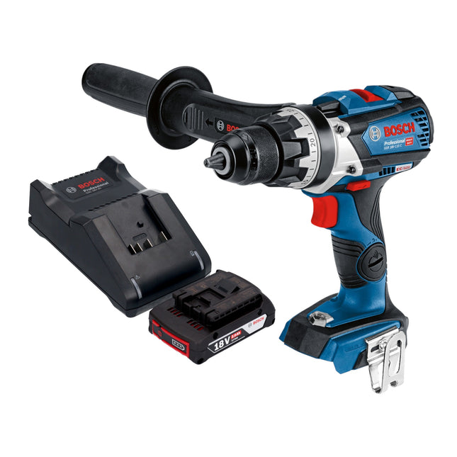 Bosch GSR 18V 110 C Professional Akku Bohrschrauber 18 V 110 Nm Brushless 1x Akku 2 0 Ah Ladegeraet 0 - toolbrothers