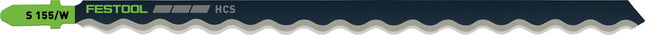 Festool S 155/W/3 Lame de scie sauteuse 3 Pièces. ( 204345 ) pour matériaux isolants souples, acier HCS