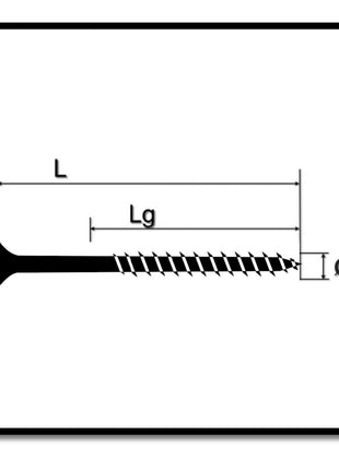 SPAX Universalschraube 4,0 x 60 mm 100 Stk. TORX T-STAR plus T20 WIROX Senkkopf Teilgewinde 4Cut-Spitze 0191010400603 - Toolbrothers