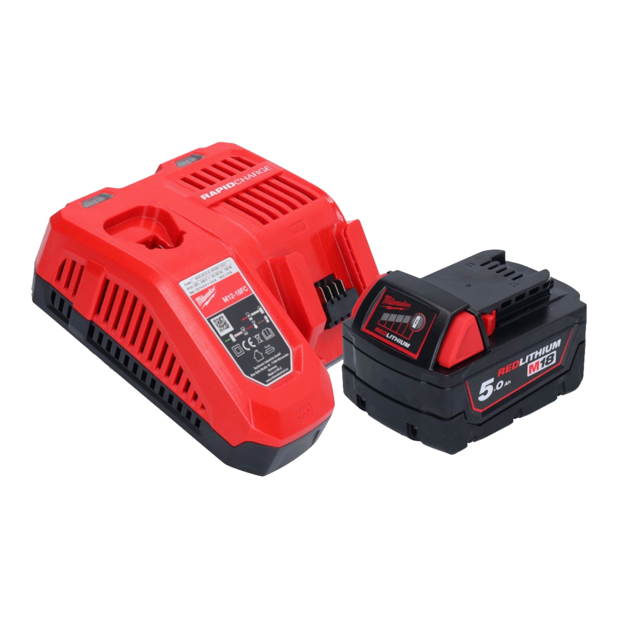 Milwaukee M18 FBLG3 501 Akku Geblaese 18 V Brushless 1x Akku 5 0 Ah Ladegeraet 2 - toolbrothers
