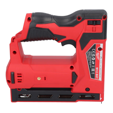 Milwaukee M12 BST 252 Akku Tacker 12 V 6 14 mm 2x Akku 2 5 Ah Ladegeraet 4 - toolbrothers