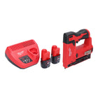Milwaukee M12 BST 302 Akku Tacker 12 V 6 14 mm 2x Akku 3 0 Ah Ladegeraet 0 - toolbrothers