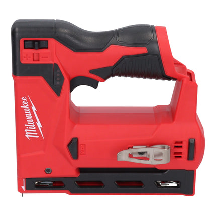 Milwaukee M12 BST 602 Akku Tacker 12 V 6 14 mm 2x Akku 6 0 Ah Ladegeraet 1 - toolbrothers