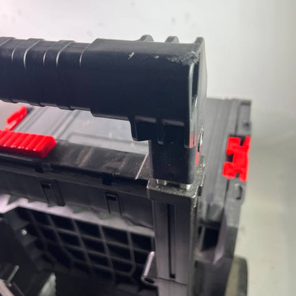 Qbrick System PRO Cart 2 0 Plus Drawer 3 mobile Box auf Raedern 520 x 415 x 660 mm 12 l 2x 4 5 l abnehmbarer Doppelteleskopgriff Beschaedigt 4 - toolbrothers