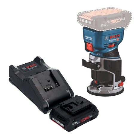 Bosch GKF 18V 8 Professional Akku Kantenfraese 18 V 8 0 mm Brushless 1x ProCORE Akku 4 0 Ah Ladegeraet 0 - toolbrothers