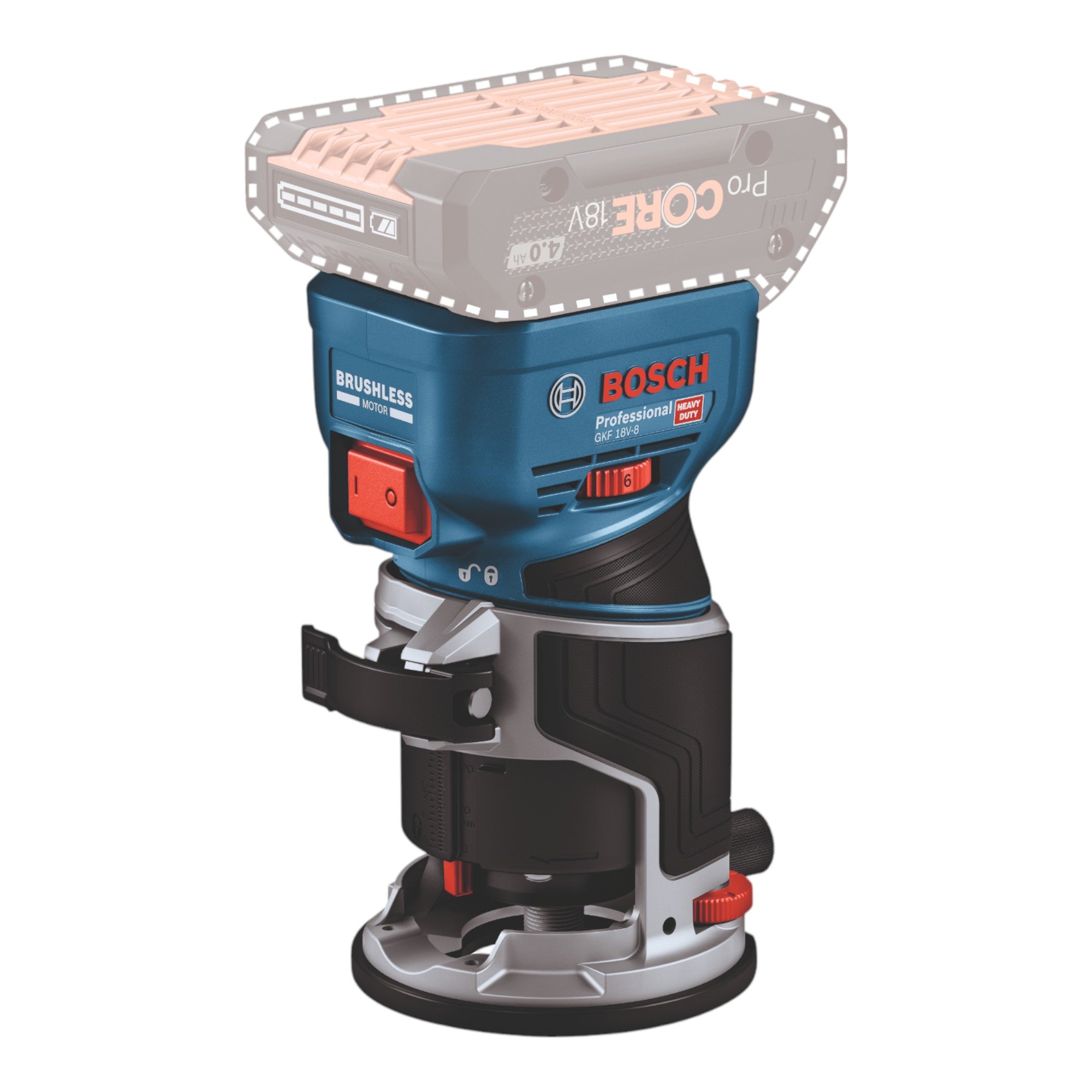 Bosch GKF 18V 8 Professional Akku Kantenfraese 18 V 8 0 mm Brushless 2x ProCORE Akku 4 0 Ah Ladegeraet 3 - toolbrothers