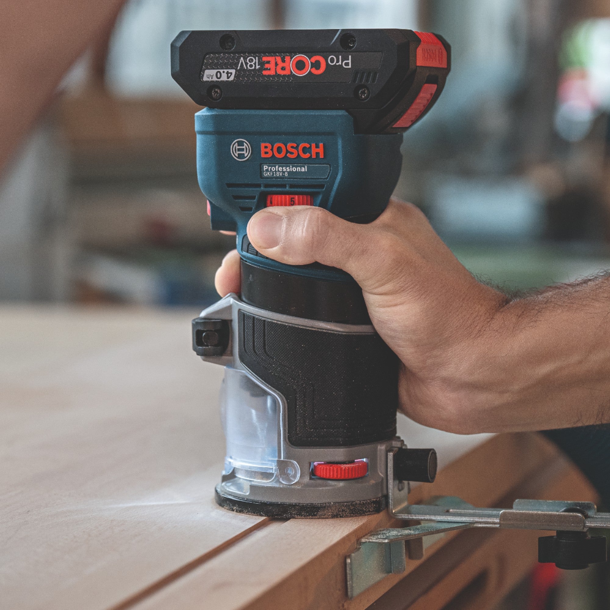 Bosch GKF 18V 8 Professional Akku Kantenfraese 18 V 8 0 mm Brushless 1x ProCORE Akku 8 0 Ah ohne Ladegeraet 4 - toolbrothers