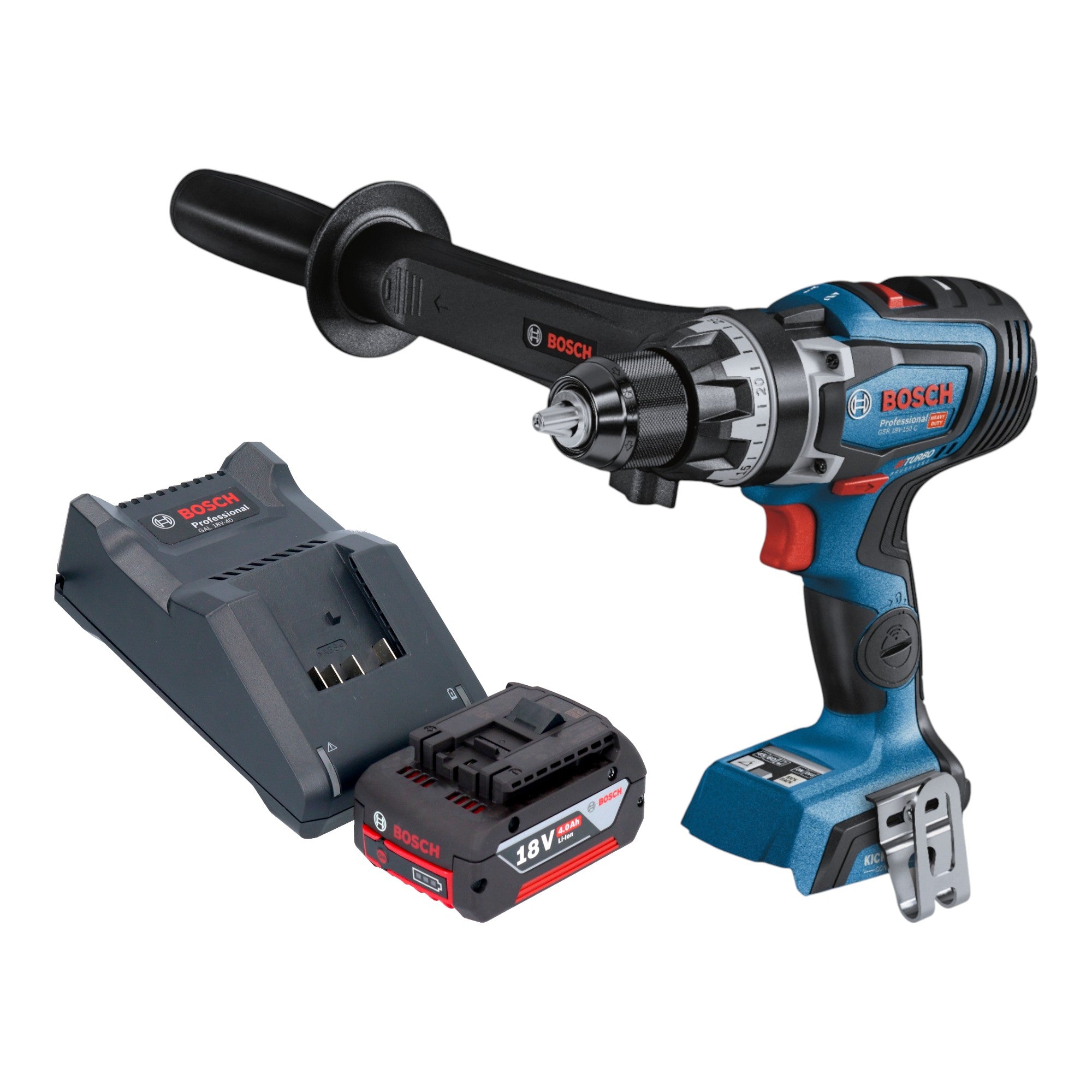 Bosch GSR 18V 150 C Professional Akku Bohrschrauber 18 V 150 Nm Brushless 1x Akku 4 0 Ah Ladegeraet 0 - toolbrothers
